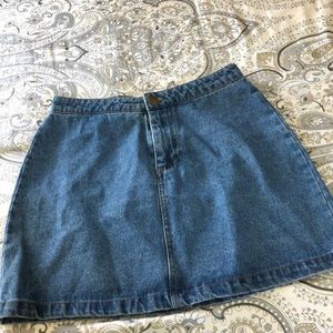Forever 21 denim skirt